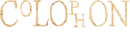 Colophon